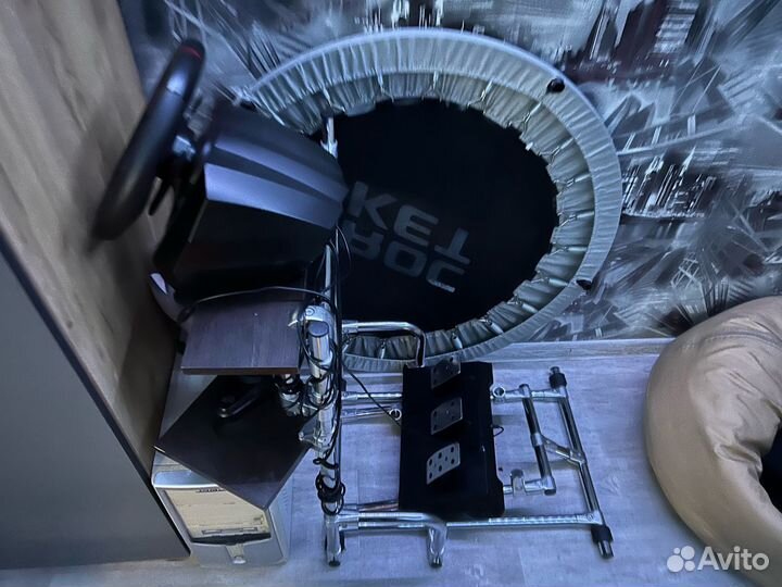 Стойка для руля+руль