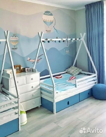 Детская кровать домик