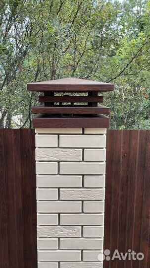 Жалюзи заборы. Колпаки на столбы забора