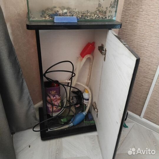 Аквариум с тумбой бу