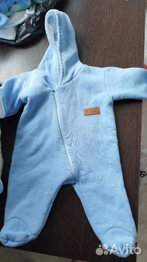 Комплект на выписку для мальчика зима