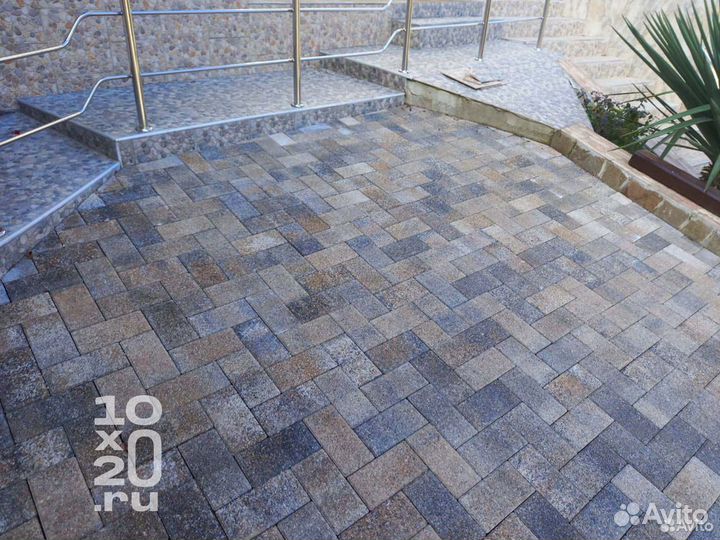 Тротуарная плитка, бордюры, газонная решетка