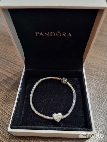 Pandora браслет + шарм