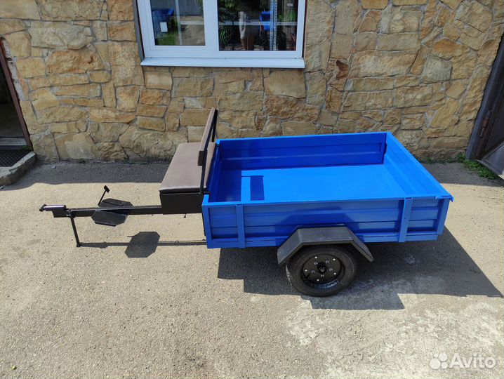 Прицеп для мотоблока самосвал на 500 кг