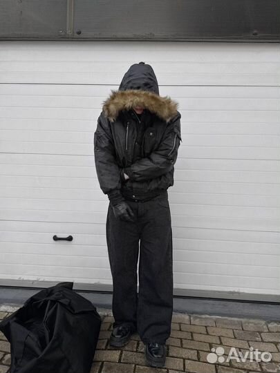 Бомбер зимний с мехом N2B Alaska Grailz racer type