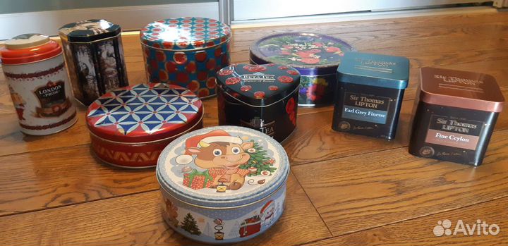 Жестяные банки для чая