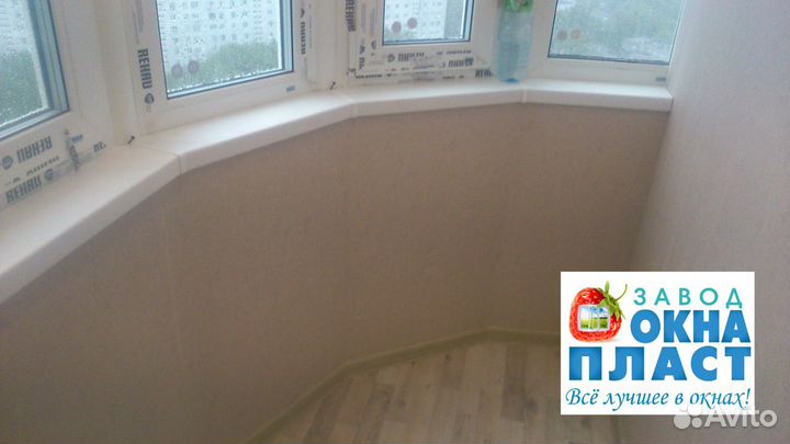 Подоконник Витраж белый 250/1500