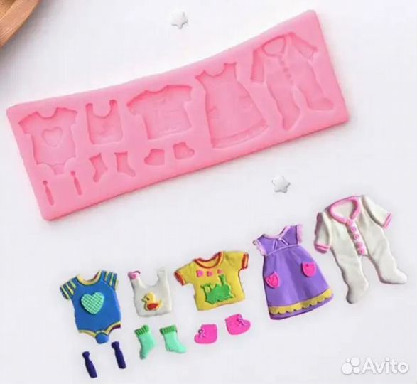 Форма, молд для мастики, выпечки, пряников, скалка