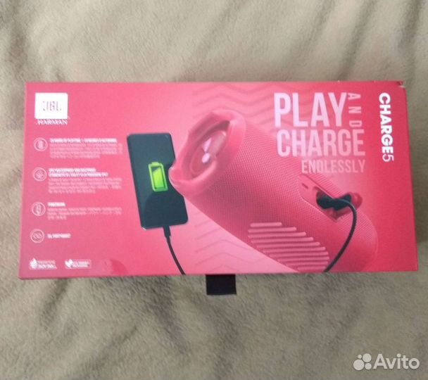 Коробка от bluetooth колонки JBL 5 оригинал