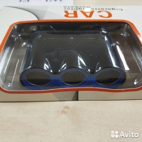 Автомобильный разветвитель 12-24V 3+ 2 USB разъёма