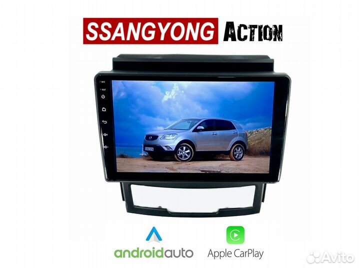 Topway SsangYong Action дорест LTE CarPlay 3/32гб