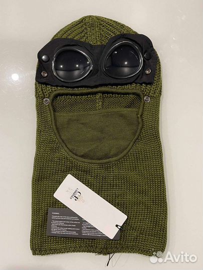Балаклава Goggles C.P. Company зелёная