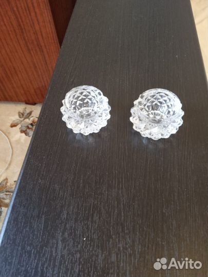 Солонка хрустальная СССР