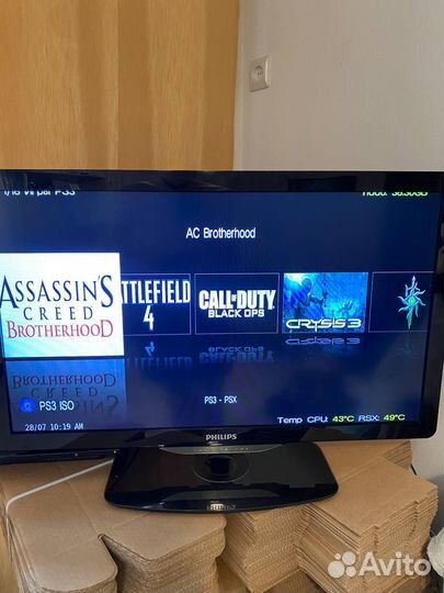 Sony PS3 super slim 500gb прошитая