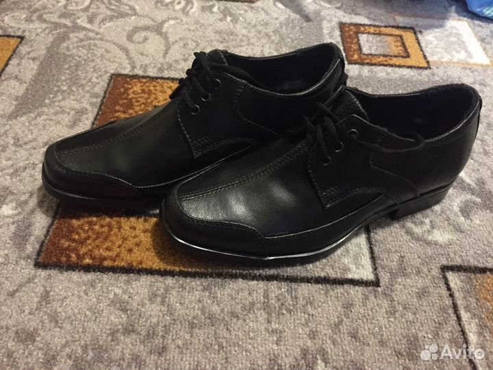 Туфли школьные 35р кожа