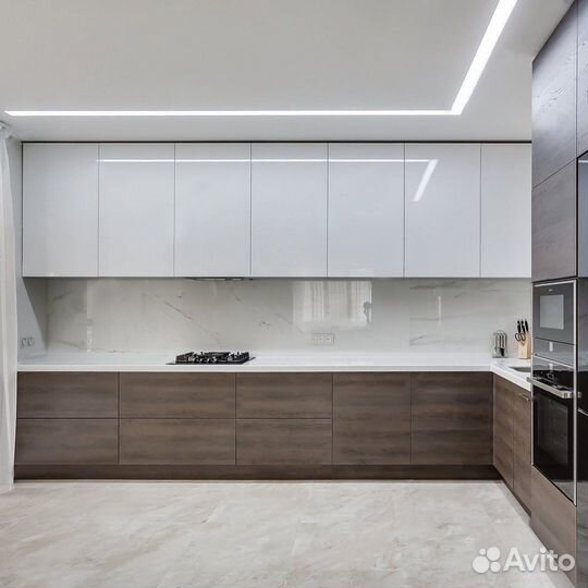 Кухня без ручек (цена за весь гарнитур) ксп:41582