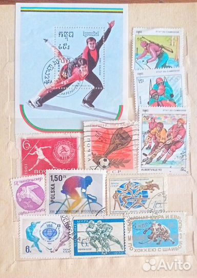 Марки разных стран, эпох, тематики (3)