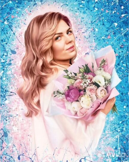 Портрет на холсте по фотографии