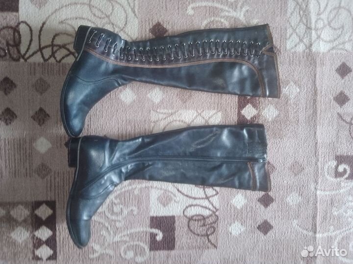 Сапоги женские натуральная кожа 40 размер