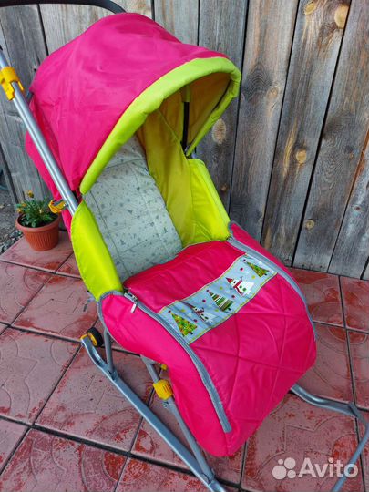 Коляска санки