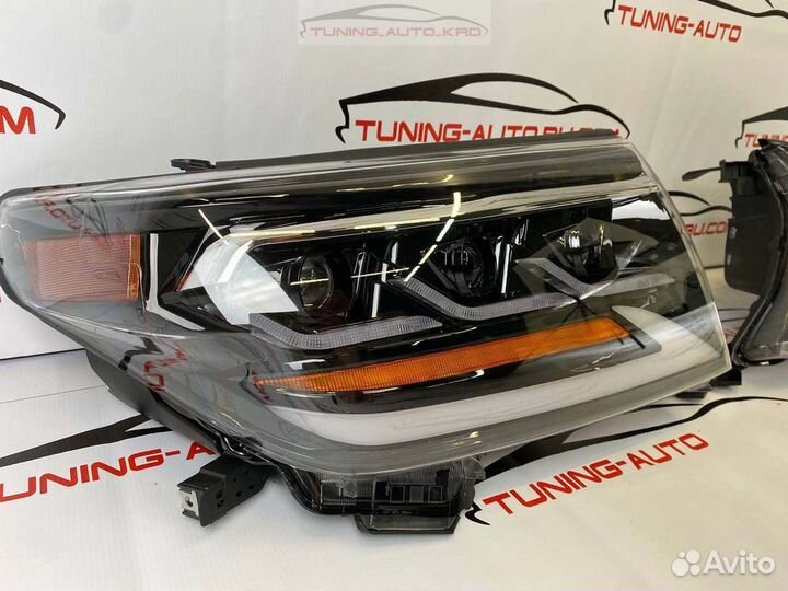 Фары Toyota Land Cruiser 200 Lexus style C8516