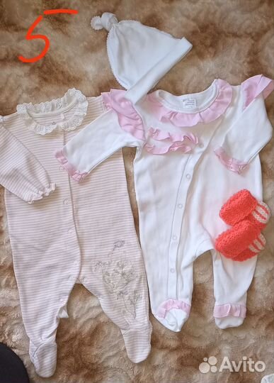 Вещи новые и б/у комбинезоны Боди слипы