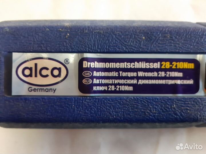 Динамометрический ключ alca