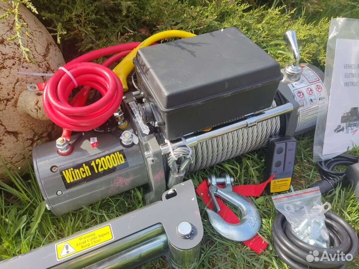 Лебедка электрическая 12V electric winch 12000 lbs