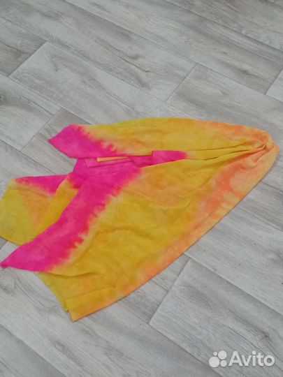 Купальник для девочки и пляжное парео