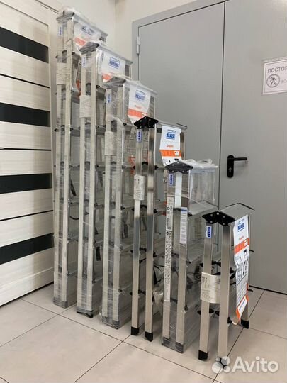 Лестница стремянка Krause Dopplo 2х8 алюминиевая