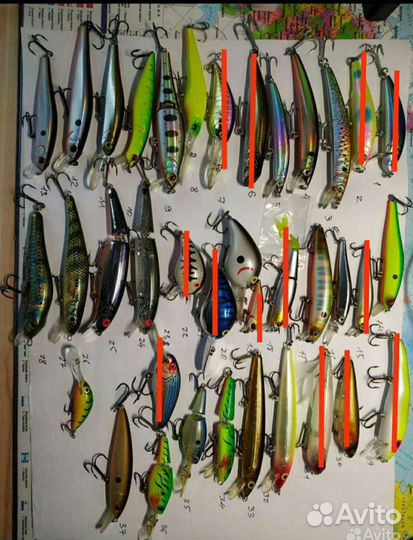 Воблеры волкеры разных фирм