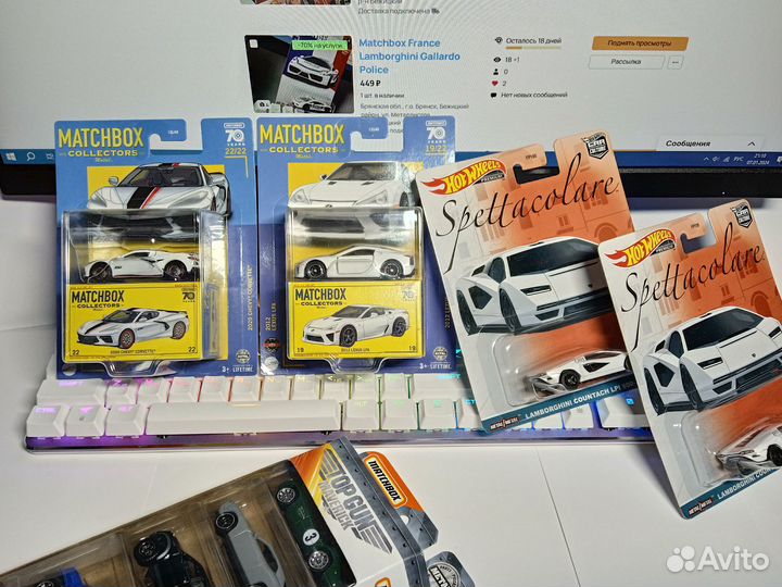 Hot Wheels и Matchbox модели автомобилей 1/64