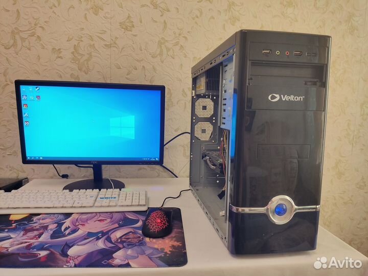 Игровой пк AMD X4/radeon HD 7770/8gb ram/SSD/HDD