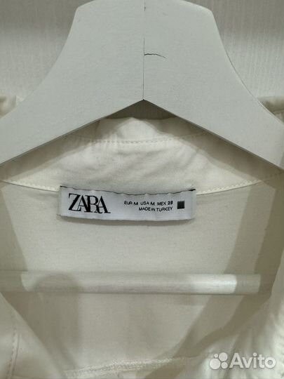 Рубашка белая zara