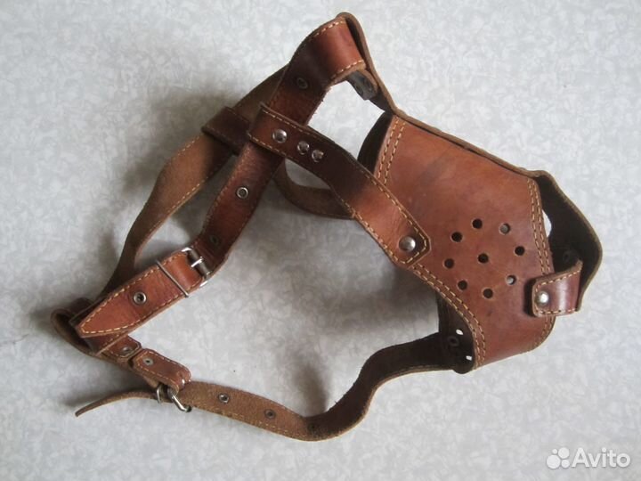 Намордник кожаный