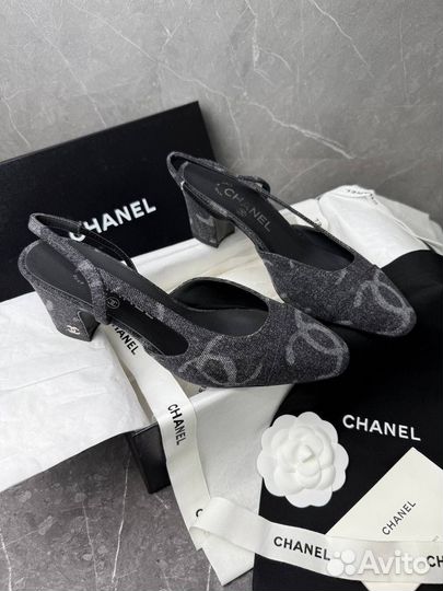 Туфли слингбэки chanel
