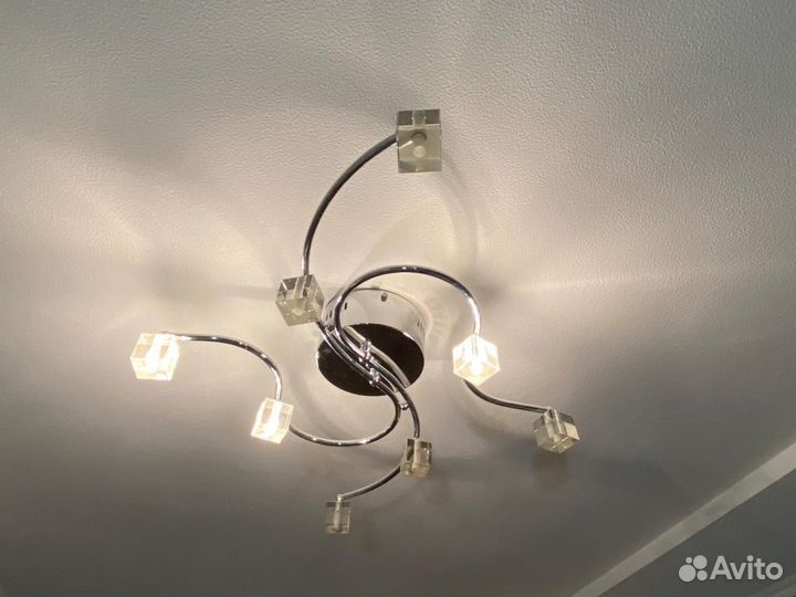 Люстра потолочная бу