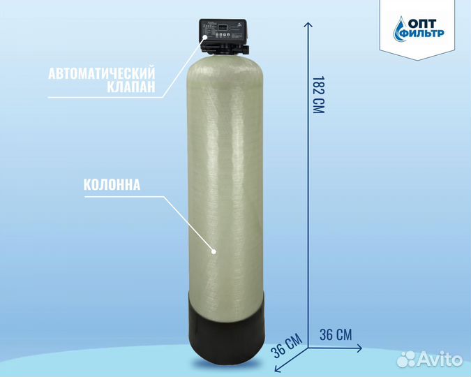 Фильтр для обезжелезивания воды для дома дачи