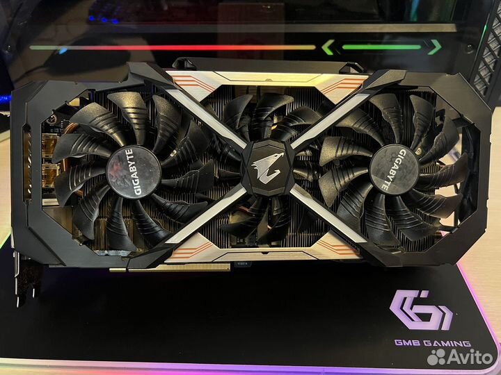 Видеокарта GTX 1070 aorus 8 гб