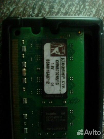 Оперативная память ddr 2, 1 GB kingston