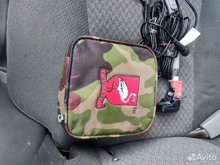 Эхолот garmin fish finder 140+ струбцина+акб+сумка