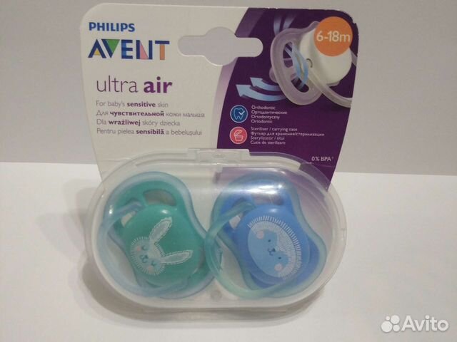 Соски пустышки avent 6 18 Новая