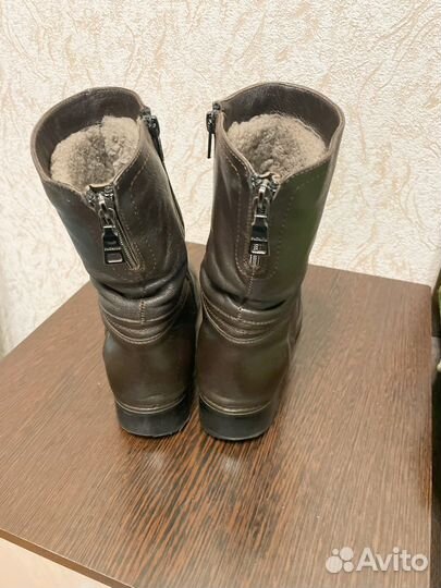 Полусапоги натуральная кожа 39