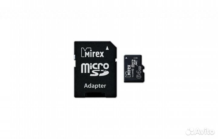 Карта памяти micro sd с адаптером