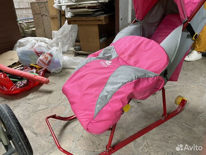 Санки на колесах