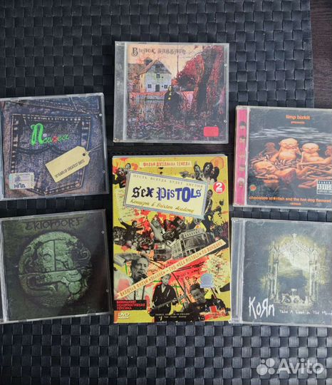 Музыкальные cd диски. Sex Pistols, Korn