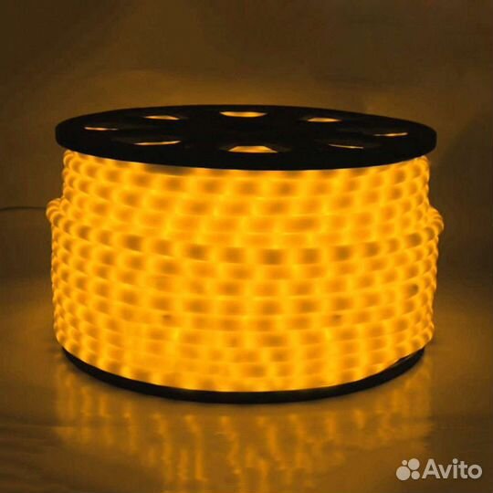 Светодиодный дюралайт-фиксинг круглый