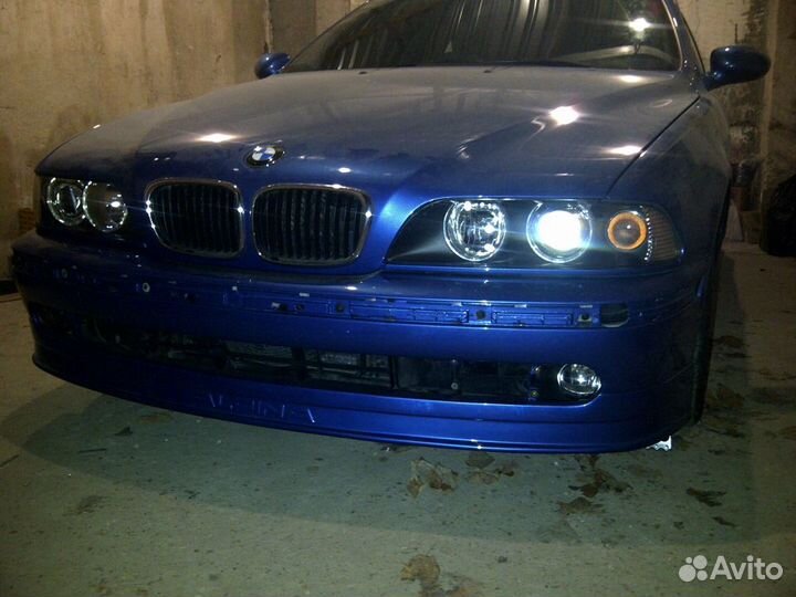 Накладка на передний бампер alpina BMW E39 рестайл
