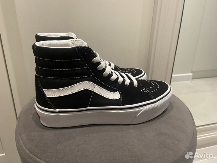 Кеды Vans old skool оригинал высокие на платформе