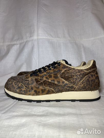 Кроссовки reebok classic head porter plus leopard